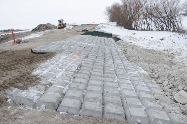 Cable Concrete - Road Overtopping