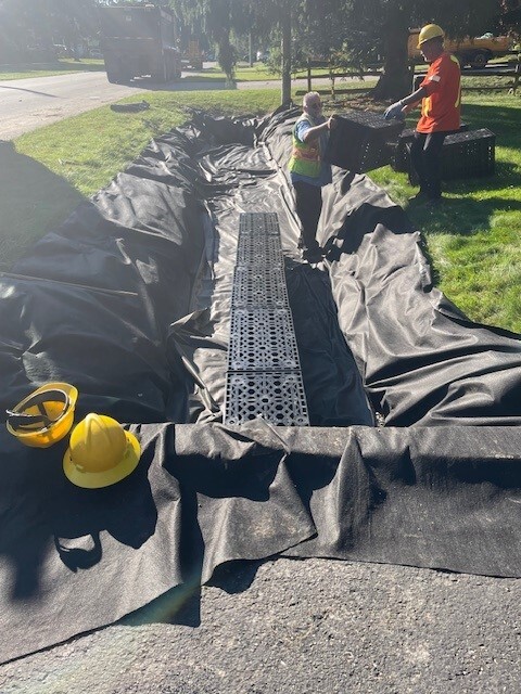 Residential Underground Stormwater Improvements: Brentwood StormTank®